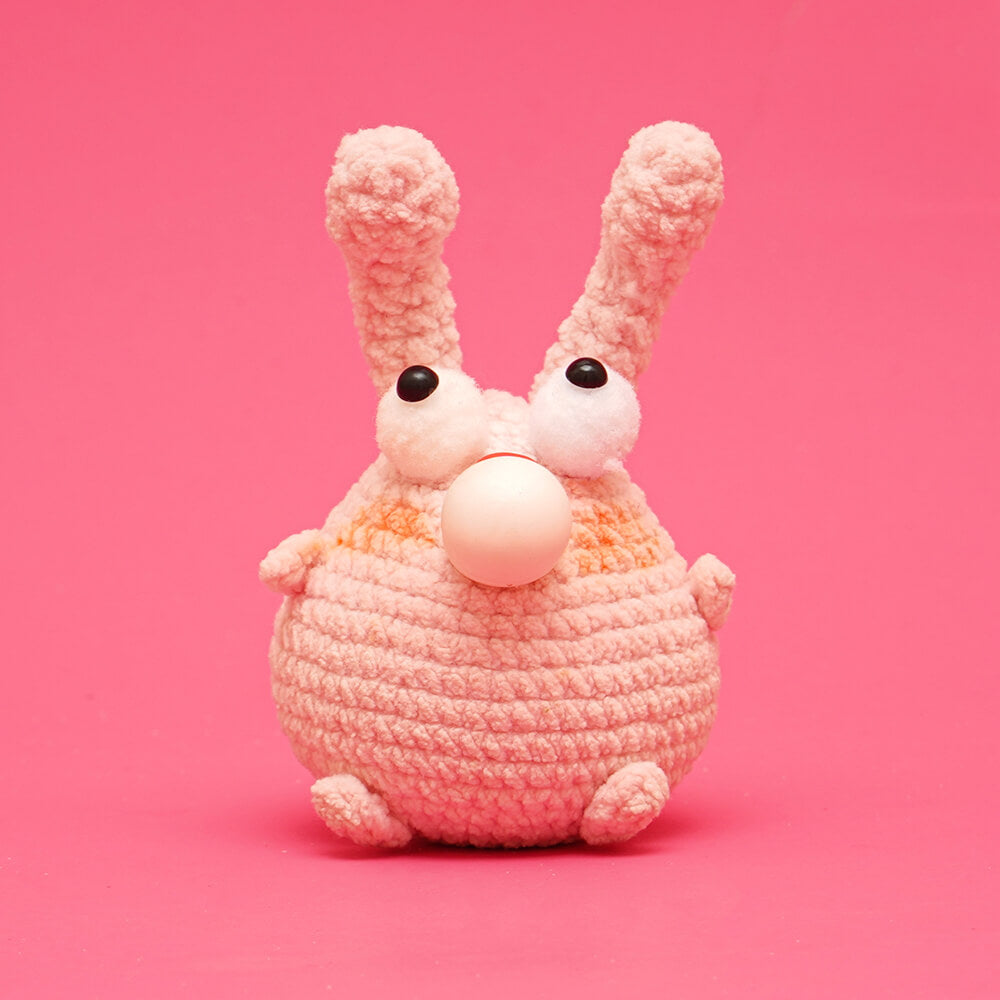 Press Bubble Animals World Stress Relief Squishy Crochet Plush Toy And Crochet Kit