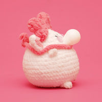 Press Bubble Animals Pink Cat Crochet Kit