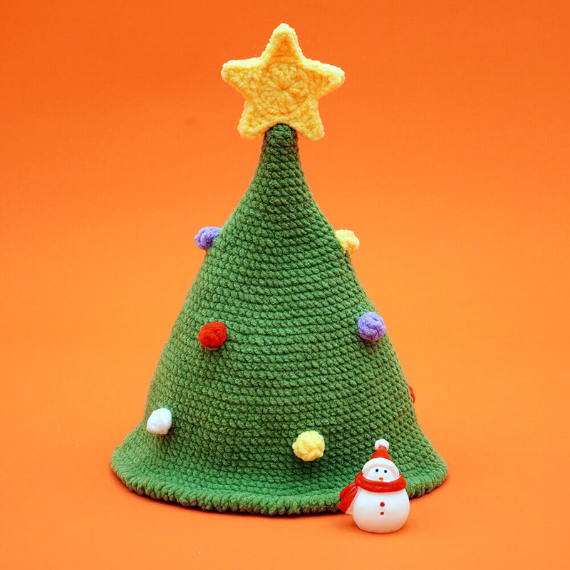 A Cute Amigurumi Christmas Hat Crochet Kit