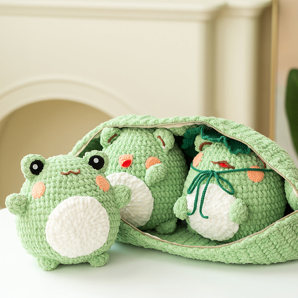 Fruit and Vegetable Pillow Doll Crochet Kit