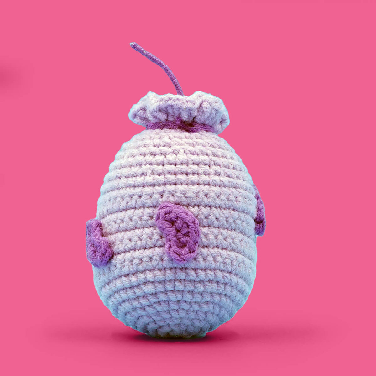 Purple Milk Boba Crochet Kit for Beginners