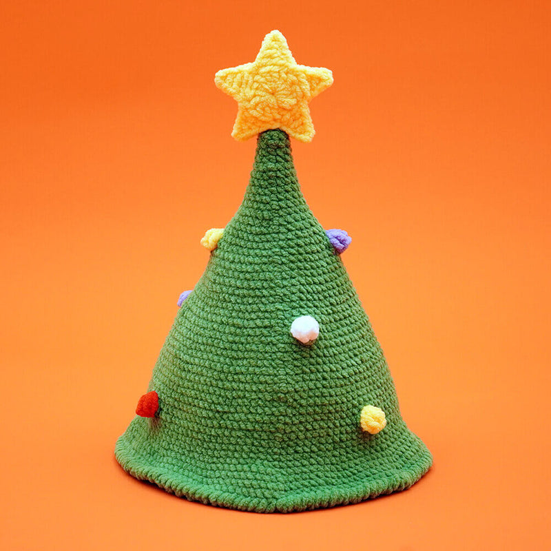 A Cute Amigurumi Christmas Hat Crochet Kit