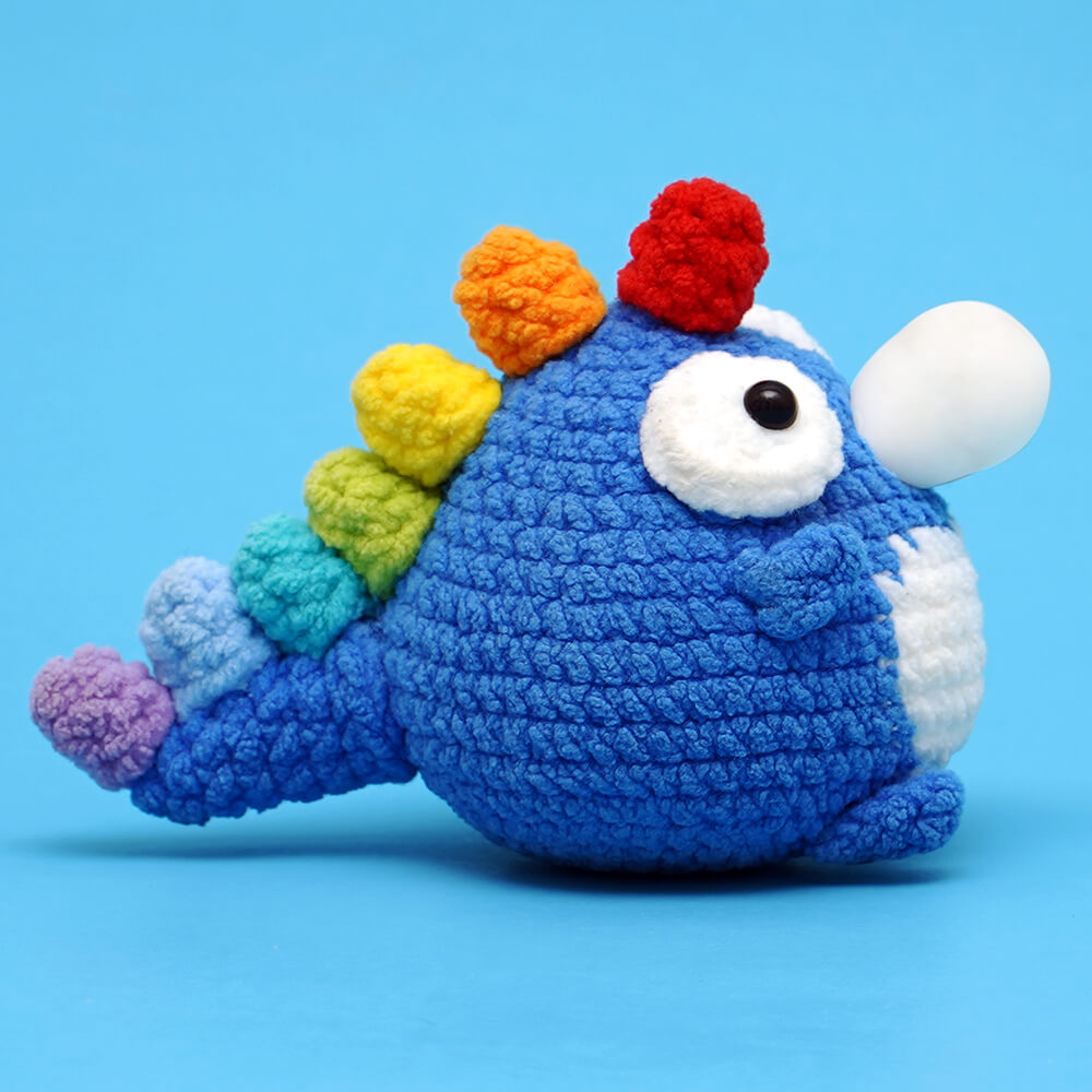 Press Bubble Dinosaur Animal Crochet Kit For Beginners