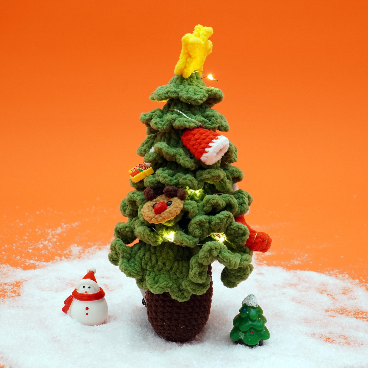 Cuddly Amigurumi Christmas Tree Crochet Kits