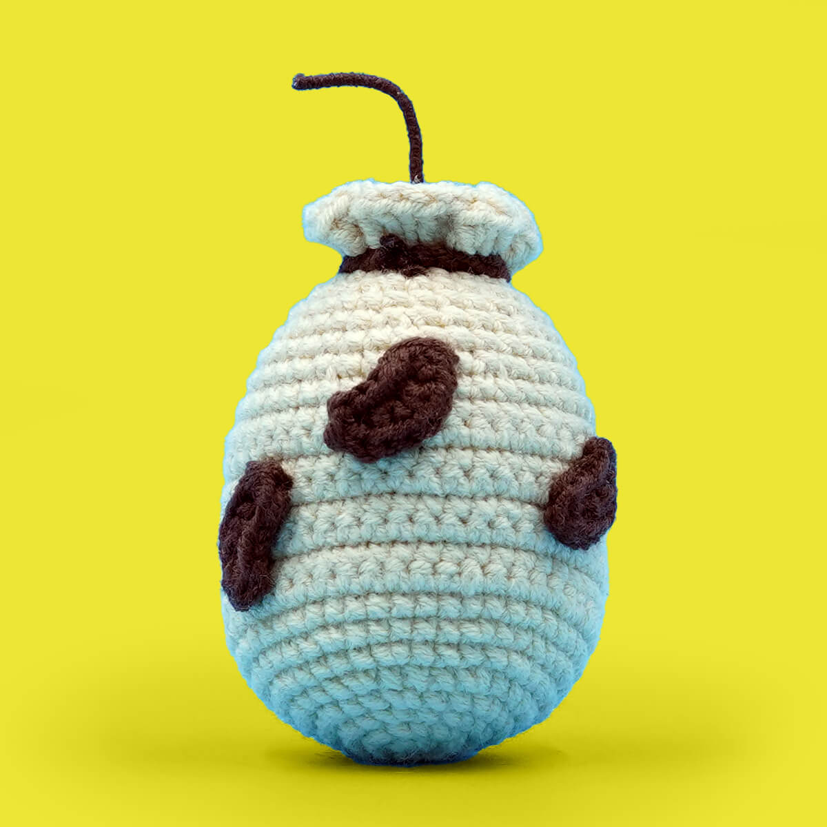 Khaki Milk Boba Crochet Kit for Beginners