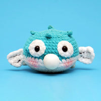 Press Bubble Animals World Stress Relief Squishy Crochet Plush Toy And Crochet Kit