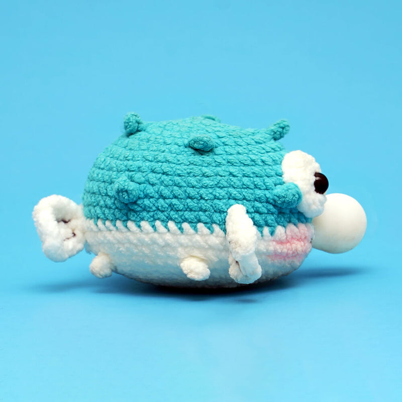 Press Bubble Puffer Fish Animal Crochet Kit