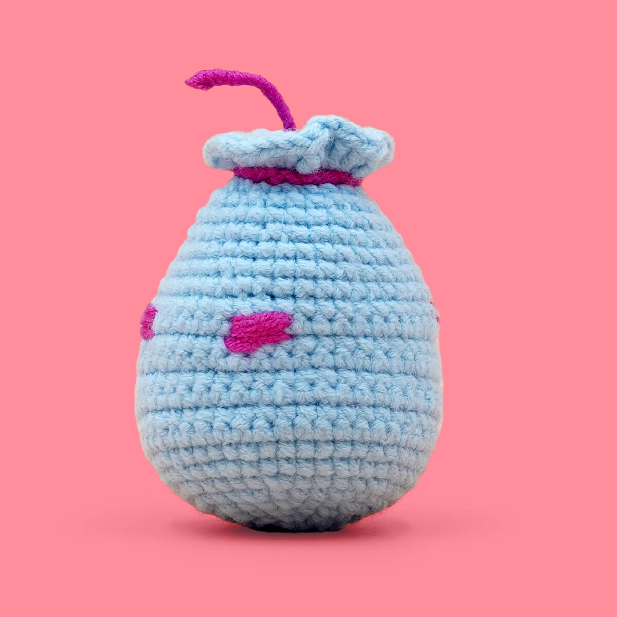 Sky Blue Milk Boba Crochet Kit for Beginners