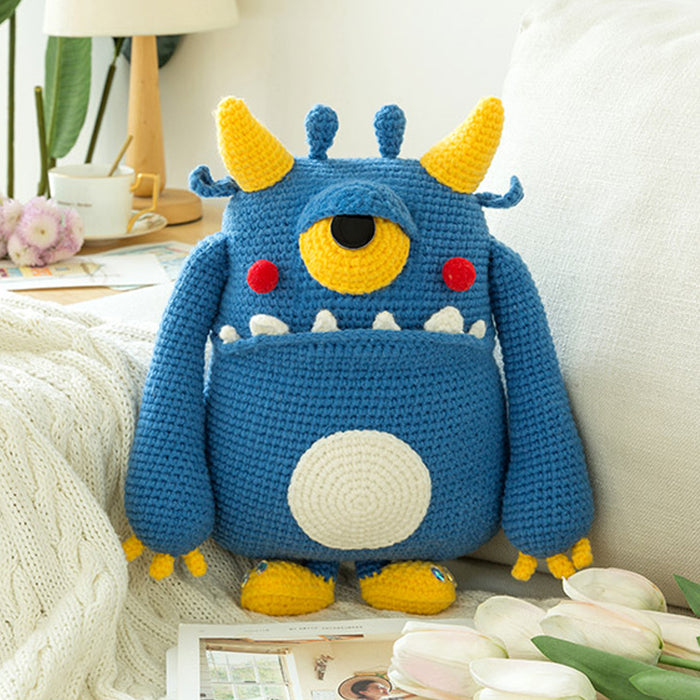 Amigurumi Animal Monster Pillow Blanket Crochet Kit