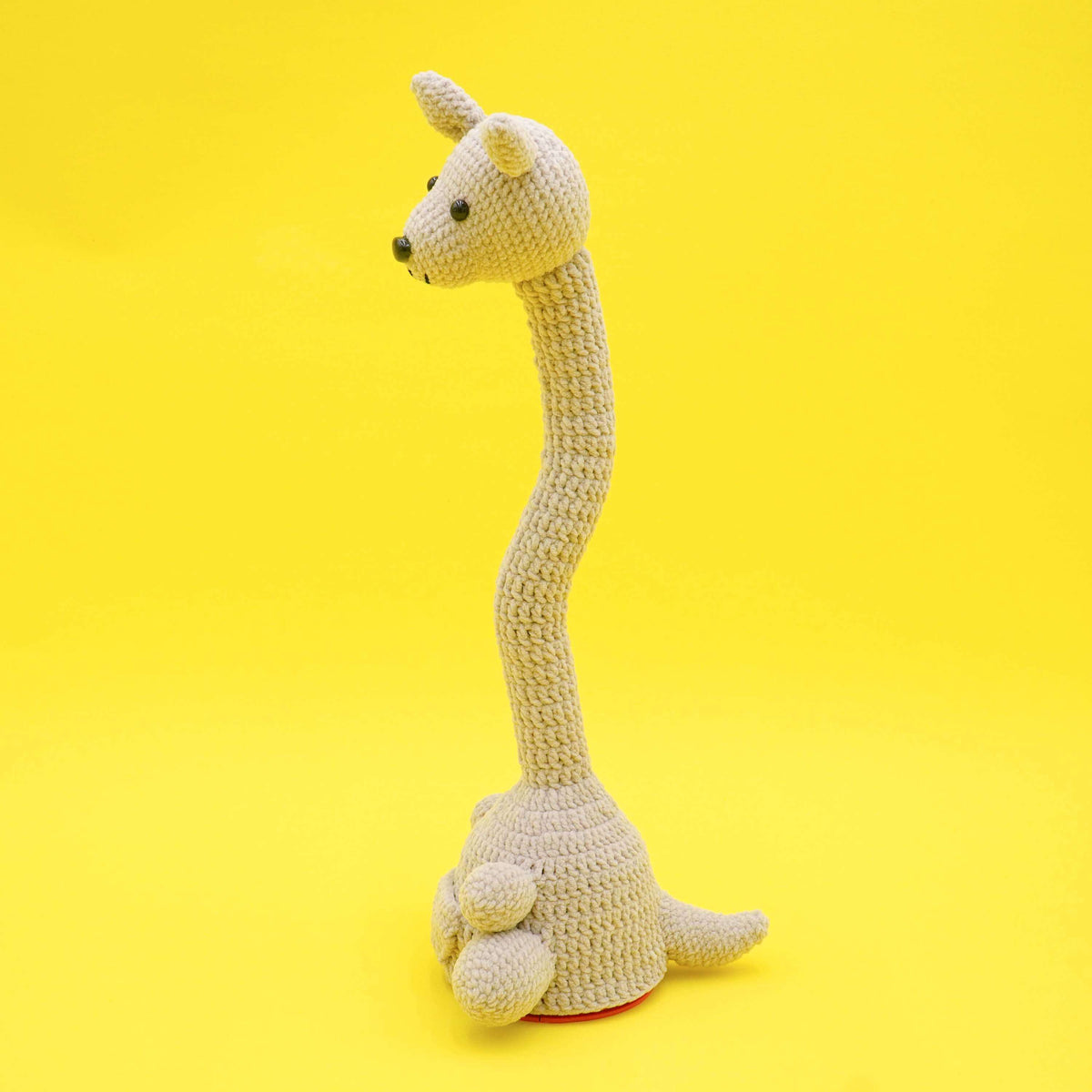 Smart kangaroo Animal Can Sing and Dance Cute Crochet Kit