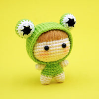 Amigurumi Animal Dress-up Doll Crochet Kit