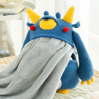 Amigurumi Animal Monster Pillow Blanket Crochet Kit