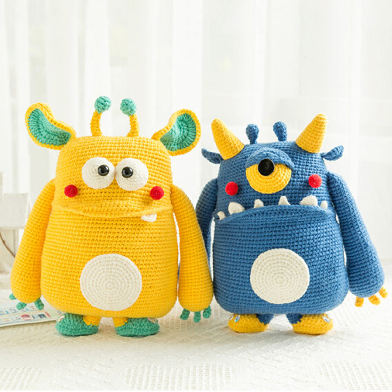 Amigurumi Animal Monster Pillow Blanket Crochet Kit