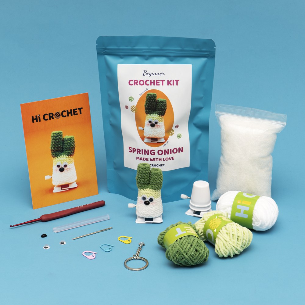 Crochet Kit Vegetarian Lovers Handmade Knitted Crochet Can Walking Vegetable