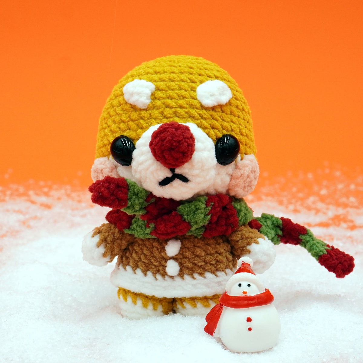 Christmas Shiba Animal Toy Crochet Kit