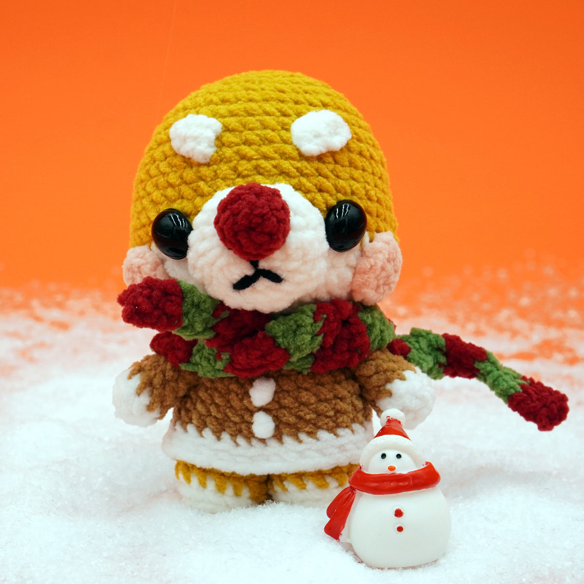 Christmas Shiba Animal Toy Crochet Kit