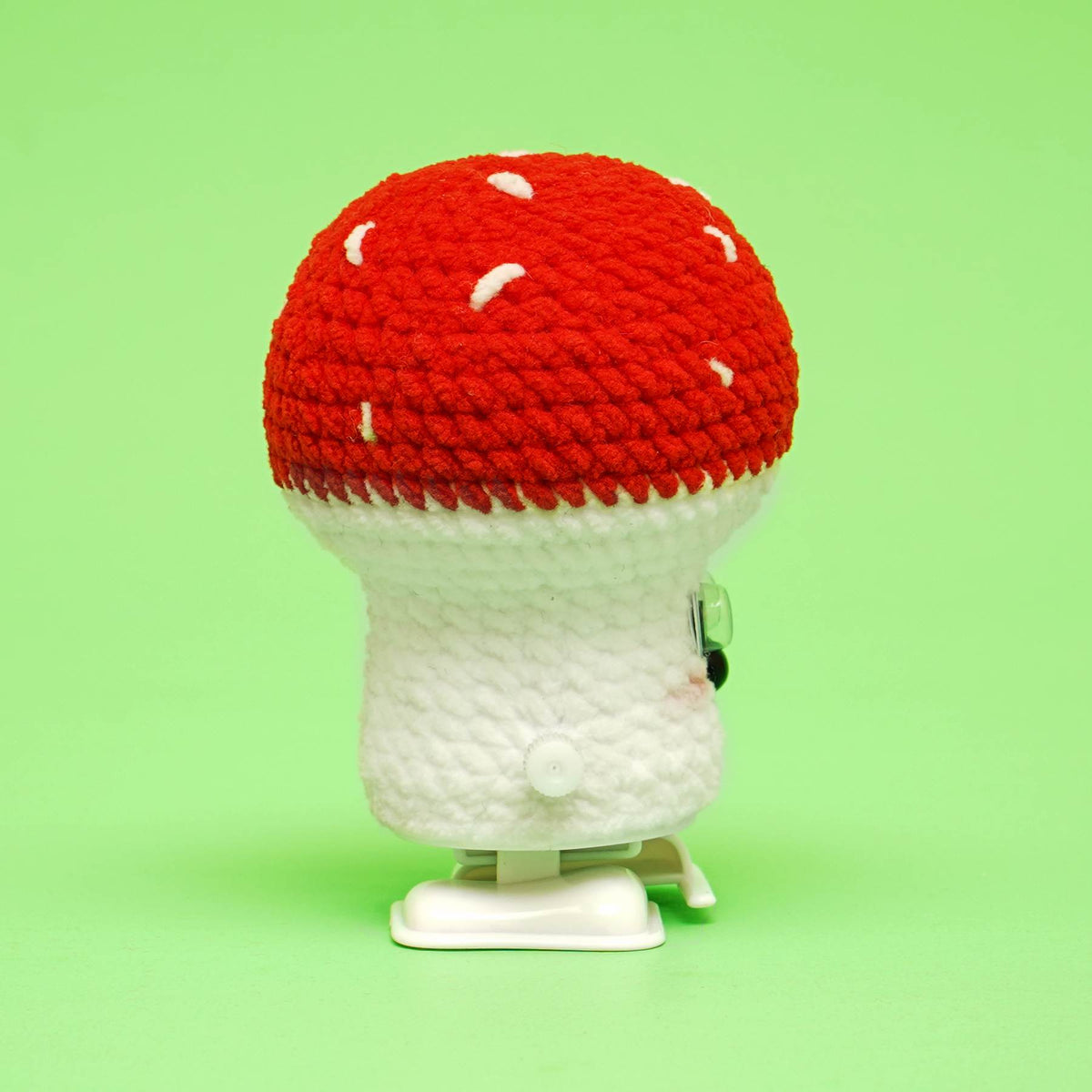 Walking Crafts Knitted Red Mushroom Vegetables Crochet Kit