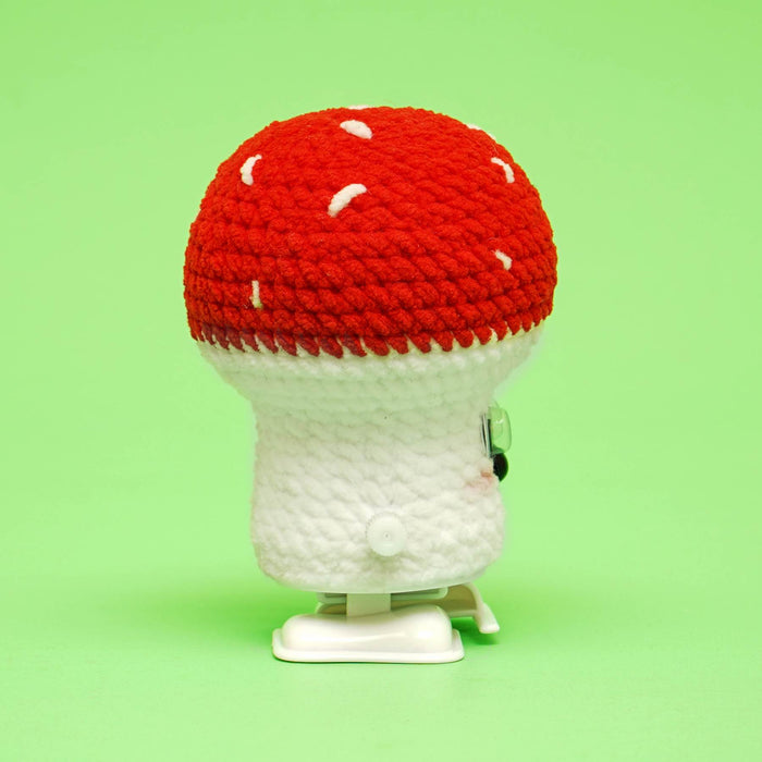 Walking Crafts Knitted Red Mushroom Vegetables Crochet Kit