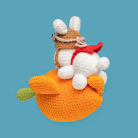 Flying Turnip Bunny Crochet Kit