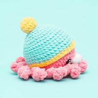 Press Bubble Animals World Stress Relief Squishy Crochet Plush Toy And Crochet Kit