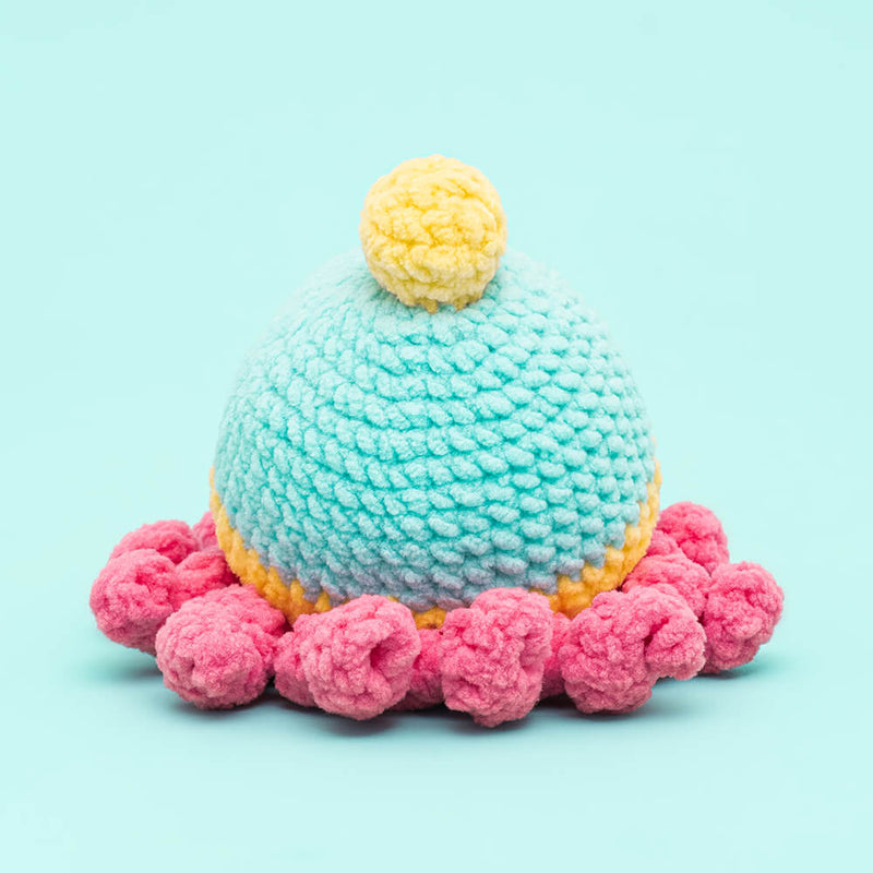 Press Bubble Animals World Stress Relief Squishy Crochet Plush Toy And Crochet Kit