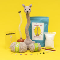 Smart kangaroo Animal Can Sing and Dance Cute Crochet Kit