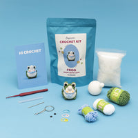 Press Bubble Frog Animal Crochet Kit