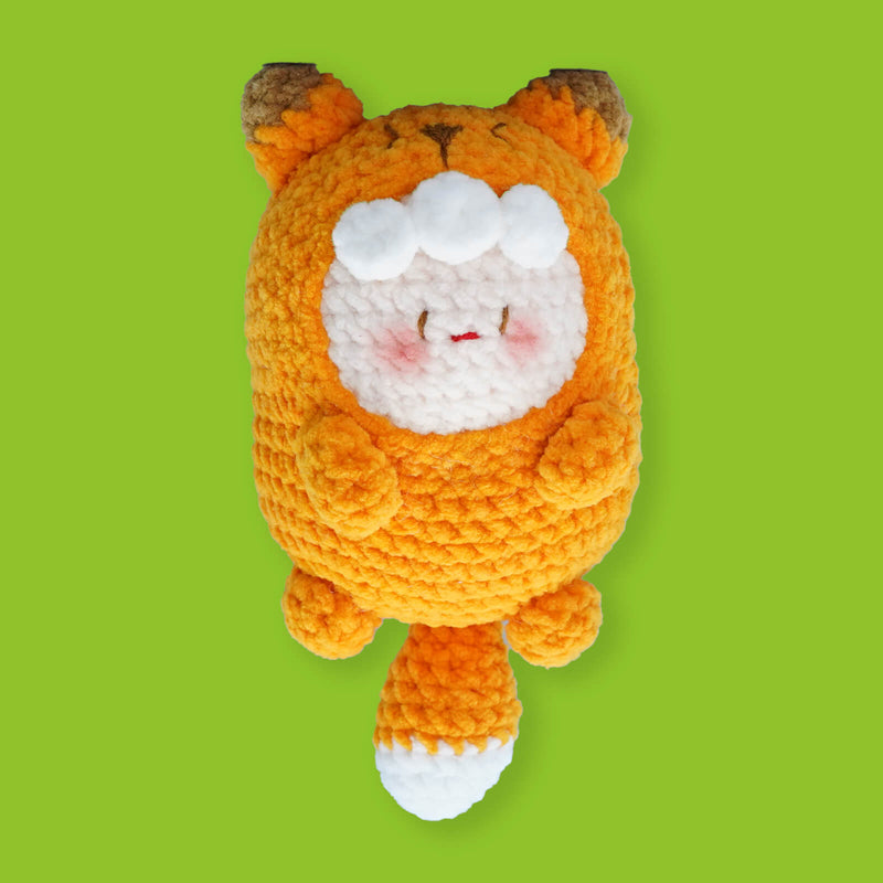 Fidget Fox Toy Crochet Kit for Beginner