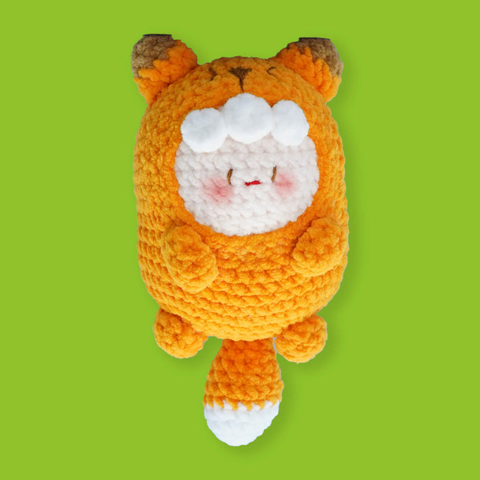 Fidget Fox Toy Crochet Kit for Beginner