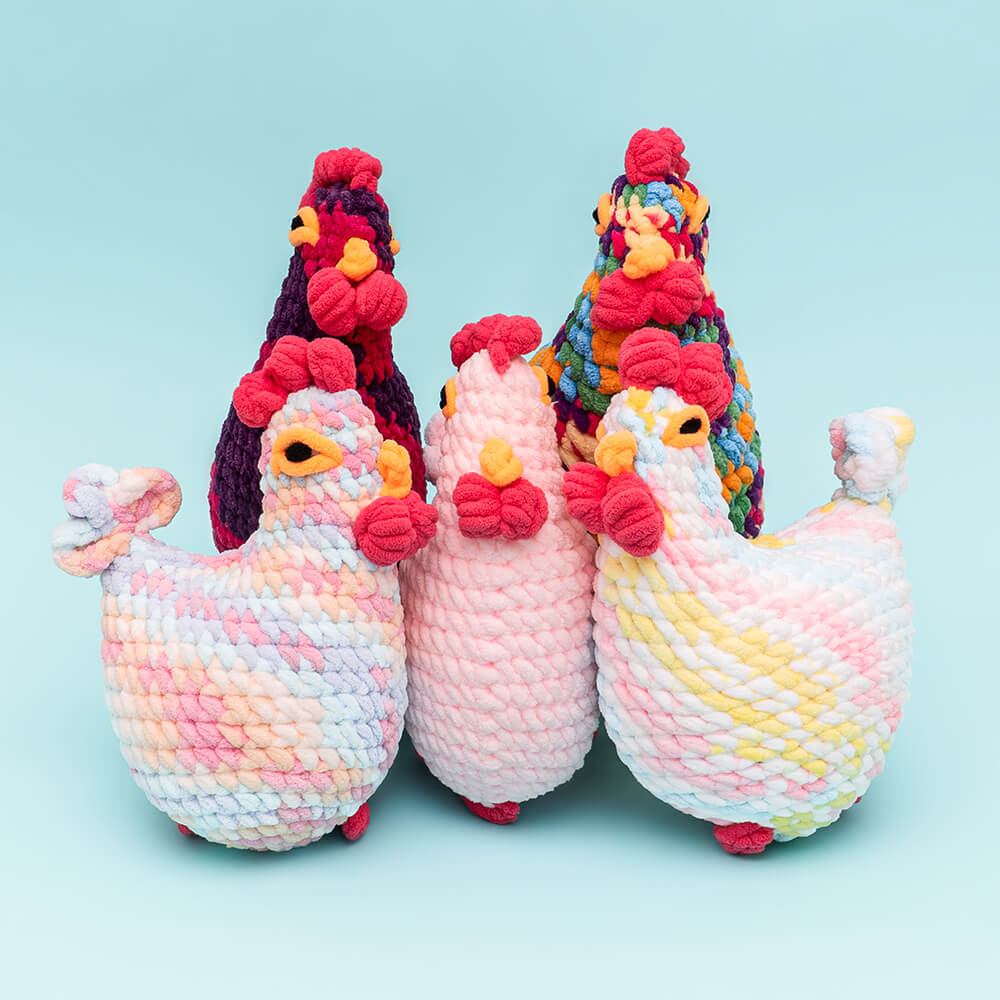 Crochet Chunky Chicken Chick Kit