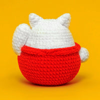 Lucky Cat Crochet Kit with Magnet