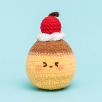 Press Wistle Pudding Cherry Berries Amigurumi Crochet Kit