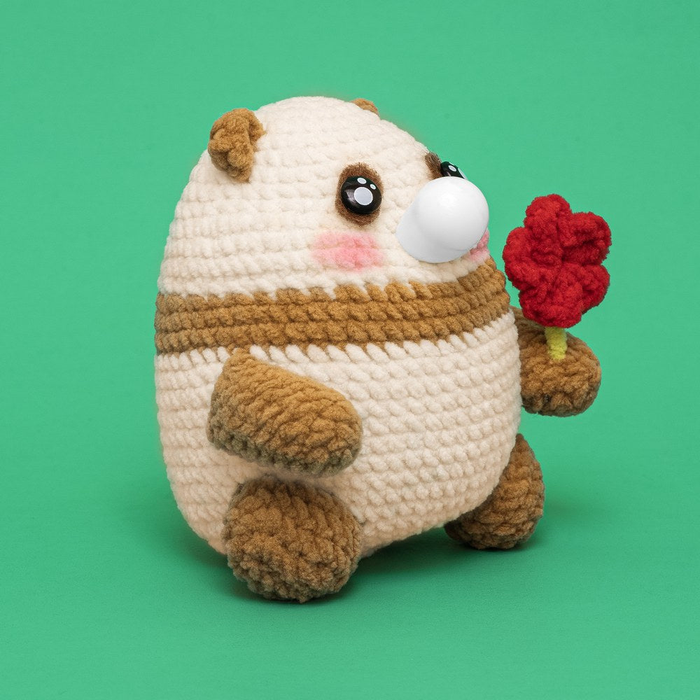 Press Bubble Panda Animal Crochet Kit