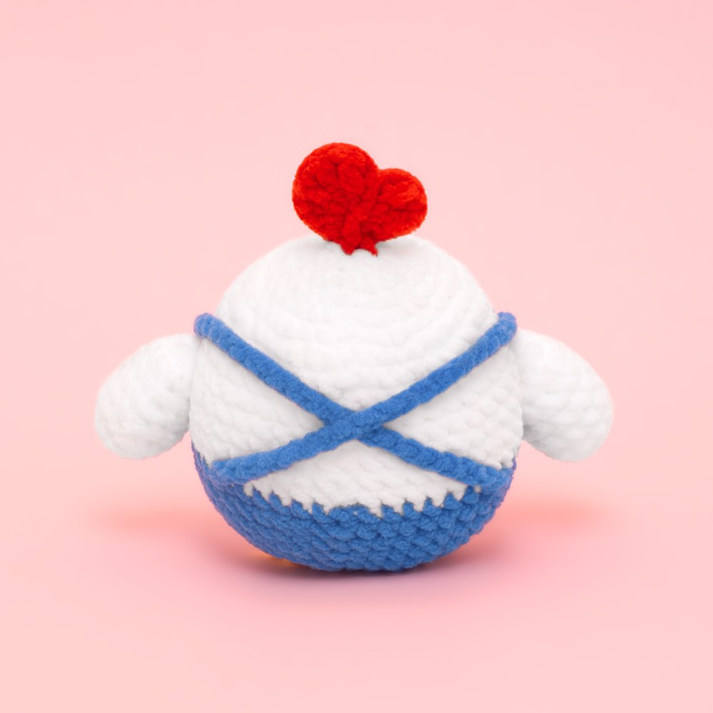 Press Bubble Strap Chicken Crochet Kit